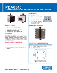 Thumbnail of document Manual - PDA6545 Pipe Mounting Kit